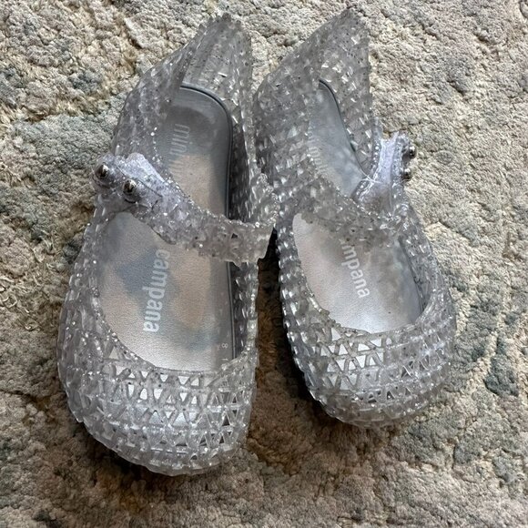Mini Melissa Clear Baby Walker Shoes - Picture 1 of 6